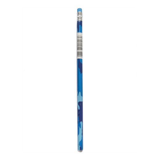 Blue Camouflage Pencil